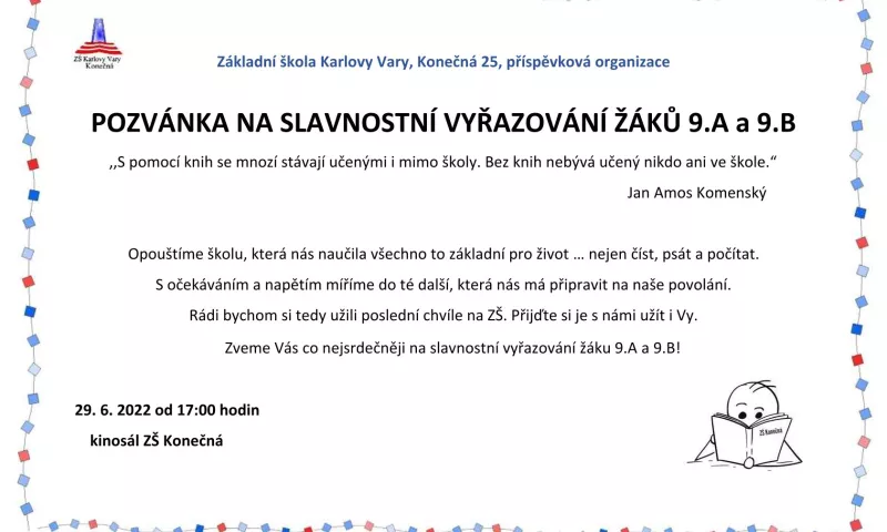 Pozvánka vyřazování