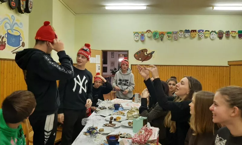 vánoční besídka 9.A