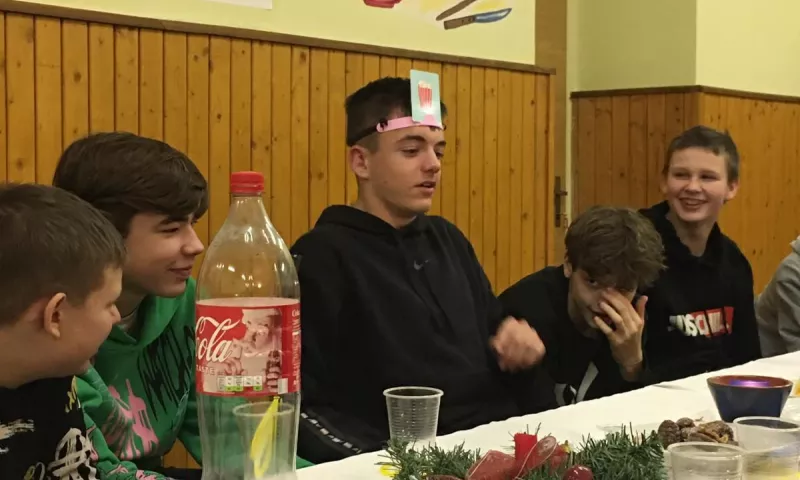 vánoční besídka 9.A