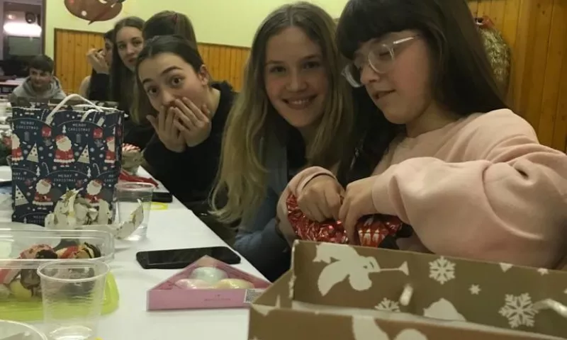 vánoční besídka 9.A