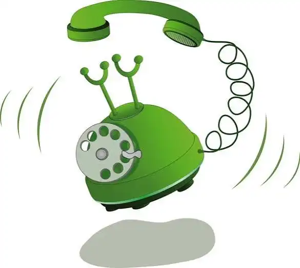 telefon zelený