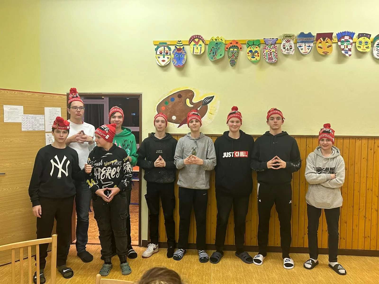 vánoční besídka 9.A